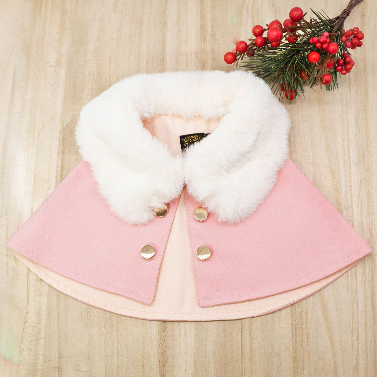 Fur coat cape sale