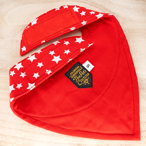 Paws Up For SG! - Shine On! Red/Cream NDP Bandana